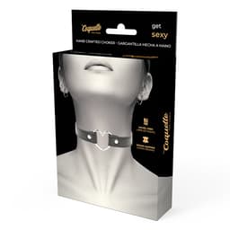 Coquette Chic Desire Halsband, Rückansicht mit Druckknopf-Verschluss