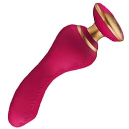 Shunga Sanya Intimmassager in Fuchsia, vollständige Produktansicht von vorn
