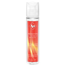 ID Sensation Gleitmittel, Rückseite der Verpackung mit Produktinformationen