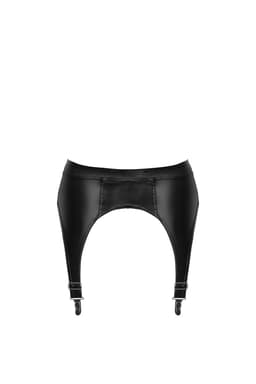 Noir Handmade Strapsgürtel am Körper getragen, seitliche Ansicht