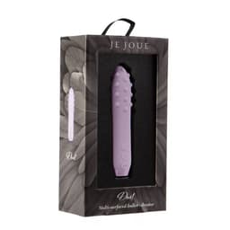 Verpackung des Je Joue Duet Bullet-Vibrators in scharfer Nahaufnahme