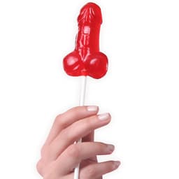 Secretplay Penis-Lutscher, Nahaufnahme der fünf Cocktail-Geschmacksrichtungen