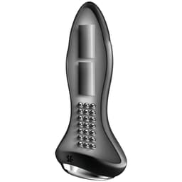 Satisfyer Rotator Plug 1+, Nahaufnahme der Spitze und der Oberflächenstruktur