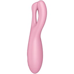 Verpackung des Satisfyer Threesome 4, in ruhiger Produktinszenierung