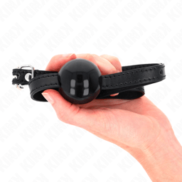 Kink Ballknebel, Größenvergleich mit 4 cm Durchmesser – zusätzliche Detailansicht des Produkts