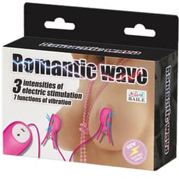 Verpackung der Baile Wave Fuchsia Klemme mit Vibration und Elektrostimulation