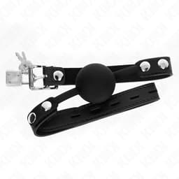 Kink Ballknebel von der Seite, Detailansicht der 4 cm großen Kugel