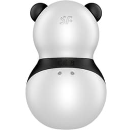 Satisfyer Pocket Panda Druckwellenvibrator in der Hand, Größenverhältnis im Vergleich