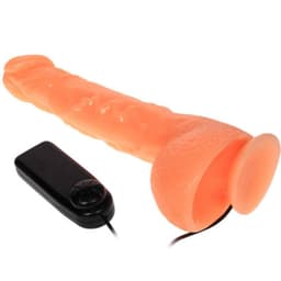 Baile Vibrator mit Venenstruktur, Nahaufnahme des Bedienelements an der Basis zur Steuerung der Intensität