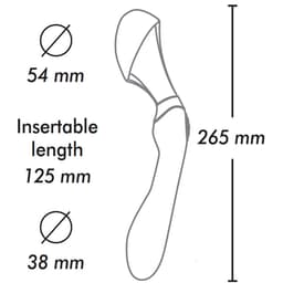 Shunga Zoa – Intimmassager mit präziser Positionierung – Schwarz, Ansicht 23
