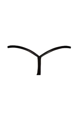 Noir Handmade F119S String-Tanga von der Seite, Detailansicht der Verarbeitung