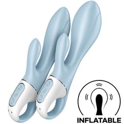 Satisfyer Air Pump Bunny 1, aufgeblasener Schaft im Detail sichtbar