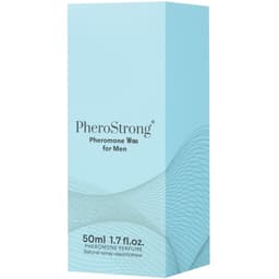 Verpackung des PheroStrong Wind for Men Pheromon-Parfums mit Duftangaben