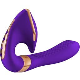 Shunga Soyo – Intimmassager mit getrennter Intensitätsregelung – Violett, Ansicht 19