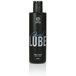 Cobeco Bodylube Anal Lube, Rückseite der Flasche mit Inhaltsangaben