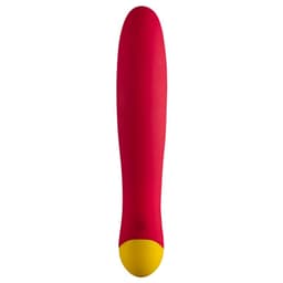 ROMP Jazz in der Hand zur Größeneinordnung – Detailaufnahme des Sextoys