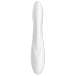 Satisfyer Pro G-Spot Rabbit von der Seite, gebogener Schaft und Klitorisaufsatz