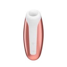 Satisfyer Love Breeze von der Seite, Silikonkammer im Detail