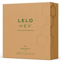 Lelo Hex Organic – Kondome aus Bio-Latex mit Sechseckstruktur – 36 Stück, Ansicht 26
