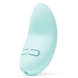Lelo Lily 3 Mini-Massager in Grün, Gesamtansicht, in natürlichem Licht fotografiert