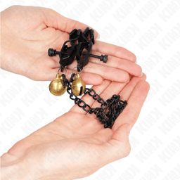 Klemmbacken der Kink Nippelklemmen mit Silikonauflage aus der Nähe