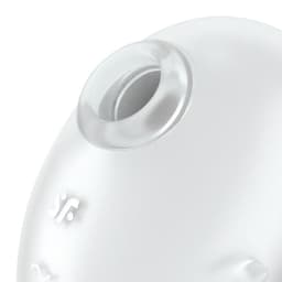 Satisfyer Cutie Ghost, Nahaufnahme der Öffnung für die Klitorisstimulation