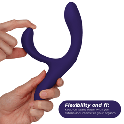 We-Vibe Nova 3 im Größenvergleich mit Handmaß – Produktfoto in Studioqualität
