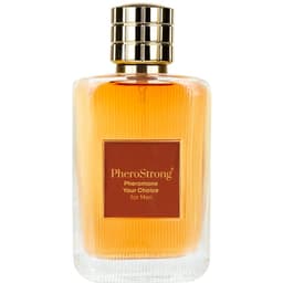PheroStrong Your Choice Pheromon-Parfum für Männer, Flakon von der Seite mit Sprühkopf