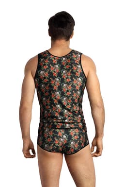 Anais Men Power Herren-Top, Rückenansicht