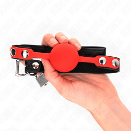 Kink Ballknebel von der Seite, Detailansicht der 4 cm großen Kugel