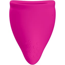 Fun Factory Fun Cup Größe A Magenta, Ansicht von der Seite mit Griff