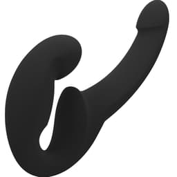 Fun Factory Share Lite Doppeldildo von der Seite mit langem und kurzem Schaft