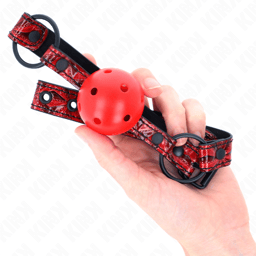 Kink Ballknebel, Größenvergleich mit 4,5 cm Durchmesser – zusätzliche Detailansicht des Produkts