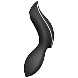 Satisfyer Curvy Trinity 2 Druckwellenvibrator aus Silikon am magnetischen USB-Ladekabel beim Aufladen