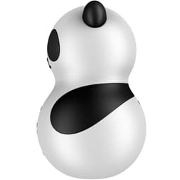 Druckknöpfe des Satisfyer Pocket Panda für Druckwellen und Vibration in Nahaufnahme