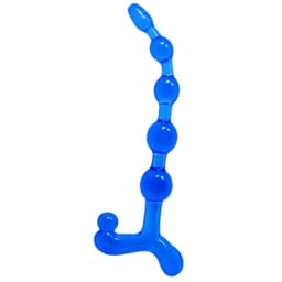 Baile Bendy Twist flexible Analkette aus TPR, Gesamtansicht mit Knotendesign