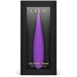 Lelo Dot Travel von der Seite, flexible Spitze im Detail bei neutralem Studiolicht