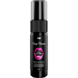 INTT Deep Throat Spray Minze, Verpackungsbox neben der Sprühflasche