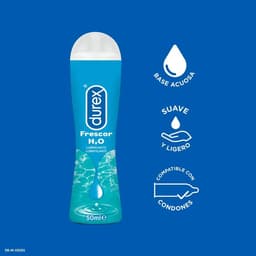 Durex Play Fresh Sensation Gleitgel, Rückseite der Verpackung mit Anwendungshinweisen