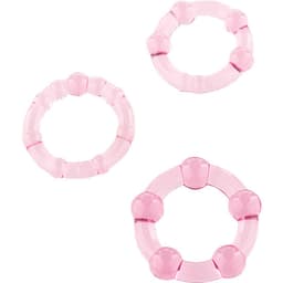 Seven Creations Penisring-Set in Rosa, drei Ringe im Überblick