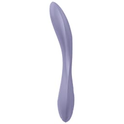 Satisfyer G-Spot Flex 2 mit Bedienelementen in Nahaufnahme, mit Fokus auf die Materialoberfläche
