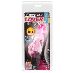 Baile Rabbit-Vibrator, Rückansicht des Schafts, klar erkennbare Formgebung