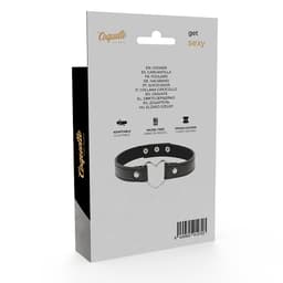 Verpackung des Coquette Chic Desire Fetisch-Halsbands mit Herz