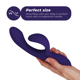 Verpackung des We-Vibe Nova 3 in Mitternachtblau – Produktfoto in Studioqualität
