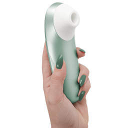 Verpackung des Womanizer Pro Vibrant in Salbeigrün