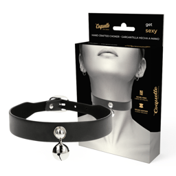 Coquette Chic Desire Halsband mit Rassel-Anhänger, Gesamtansicht