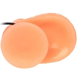 Baile Vibrator mit Venenstruktur, Ansicht von schräg oben auf den gesamten Schaft