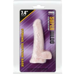 Baile – Realistischer Dildo aus TPR mit Saugnapf – Natur / 18.8 cm, Ansicht 15