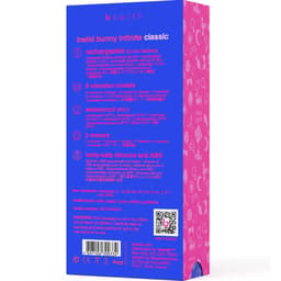 B Swish Bwild Bunny Infinite – Rabbit-Vibrator – Blau, Ansicht 10