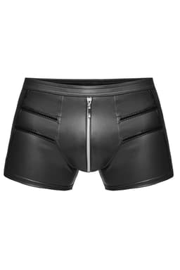 Noir Handmade H006 Boxer-Short in schwarz, Gesamtansicht, Boxer-Short von Noir Handmade
